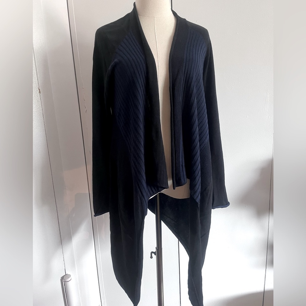 DKNY Open Multi Knit Cardigan M